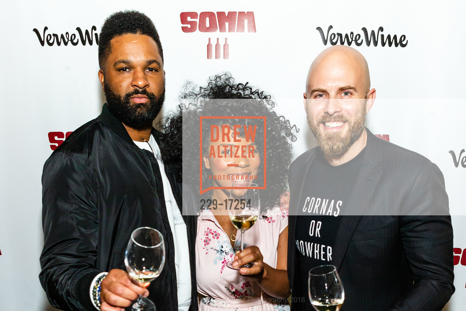 Dlynn Proctor, Crystal Sykes, Dustin Wilson, SOMM 3 Film San Francisco Premiere, Clay Theatre. 2261 Fillmore Street, October 25th, 2018, Photo #229-17254 Dlynn Proctor, Crystal Sykes, Dustin Wilson, Photo #229-17254