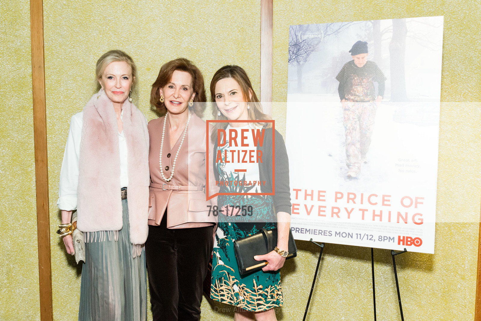 Jennifer Blei Stockman, Diane Morris, Carla Solomon, HBO's THE PRICE OF EVERYTHING San Francisco Premiere, AMC Kabuki Theatre. 1881 Post Street, October 26th, 2018, Photo #78-17259 Jennifer Blei Stockman, Diane Morris, Carla Solomon, Photo #78-17259