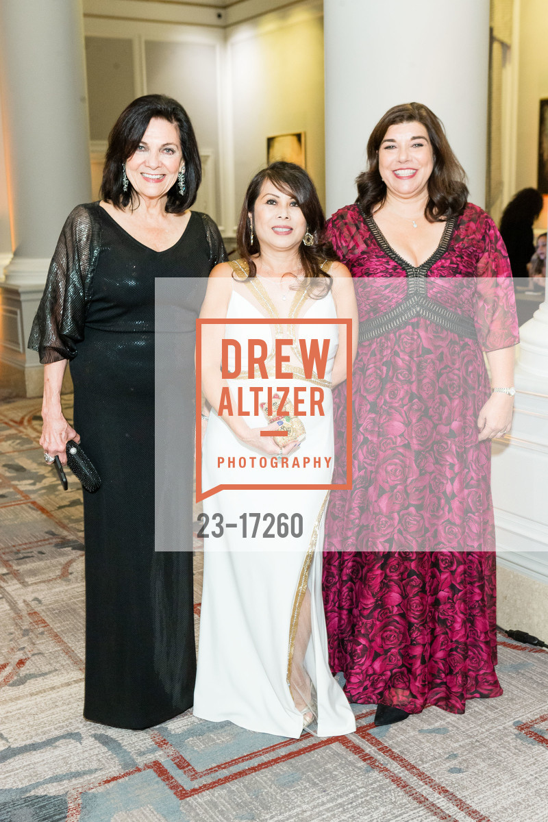 Pamela Culp, Sharon Seto, Suzanne Taves, The Arthritis Foundation's Bone Bash 2018 An Evening in Disguise, Palace Hotel. 2 New Montgomery St, October 27th, 2018, Photo #23-17260 Pamela Culp, Sharon Seto, Suzanne Taves, Photo #23-17260