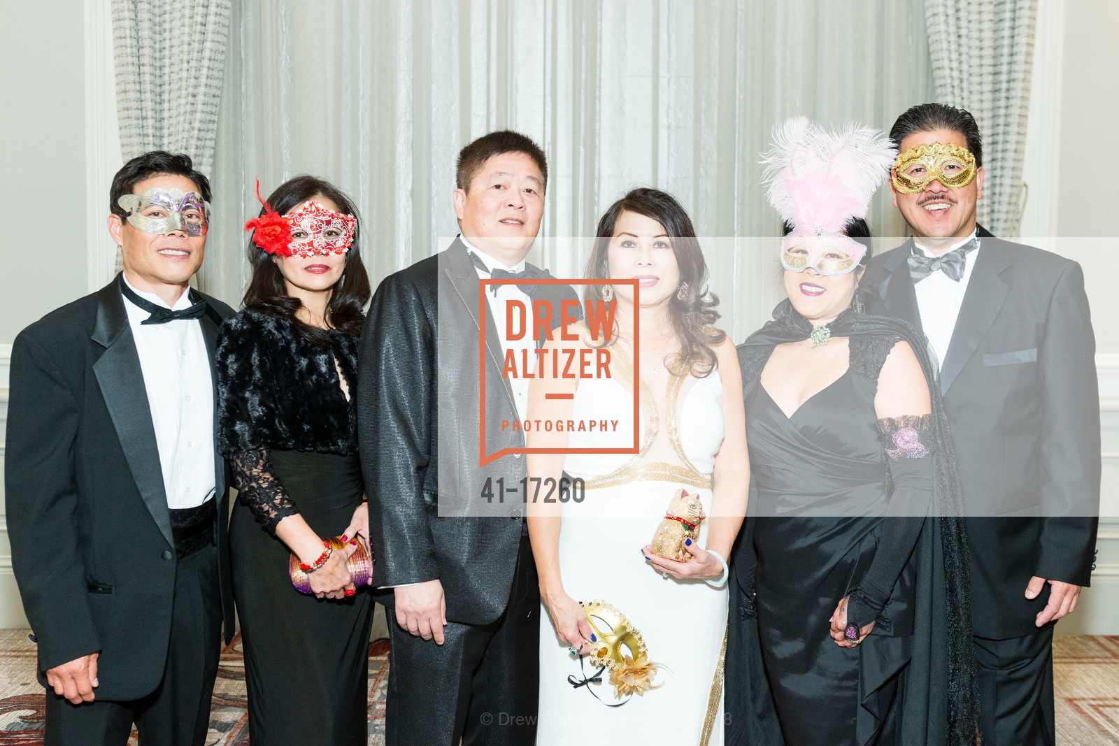 Gordon Lee, Jane Lee, David Seto, Sharon Seto, Patty Lum, Edwin Lum, The Arthritis Foundation's Bone Bash 2018 An Evening in Disguise, Palace Hotel. 2 New Montgomery St, October 27th, 2018, Photo #41-17260 Gordon Lee, Jane Lee, David Seto, Sharon Seto, Patty Lum, Edwin Lum, Photo #41-17260