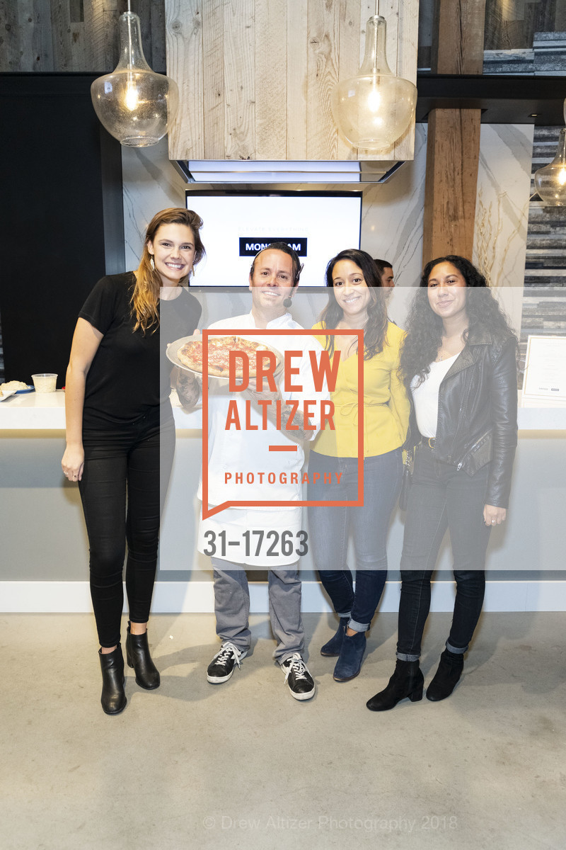 Alison van de Berghe, Tony Gemignani, Korin Lamourt, Mollie Leal, GE Monogram: Bourbon, Baking & Beyond, Cambria Showroom. 1045 Bryant St, October 25th, 2018, Photo #31-17263 Alison van de Berghe, Tony Gemignani, Korin Lamourt, Mollie Leal, Photo #31-17263