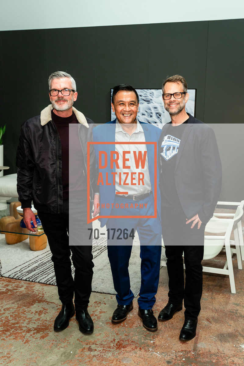 Philip Bewley, Ric Serrano, Austin Forbord, X Materia at DZINE Showroom, DZINE Showroom. 128 Utah Street SF CA 94103, October 26th, 2018, Photo #70-17264 Philip Bewley, Ric Serrano, Austin Forbord, Photo #70-17264