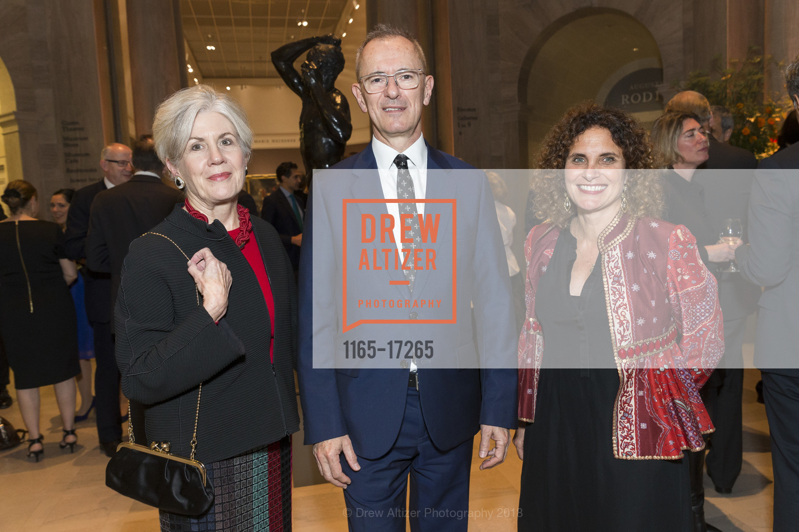 Karin Breuer, Michael Brand, Jill D'Alessandro, Bizot Group Gala at Legion of Honor, Legion of Honor, October 26th, 2018, Photo #1165-17265 Karin Breuer, Michael Brand, Jill D'Alessandro, Photo #1165-17265