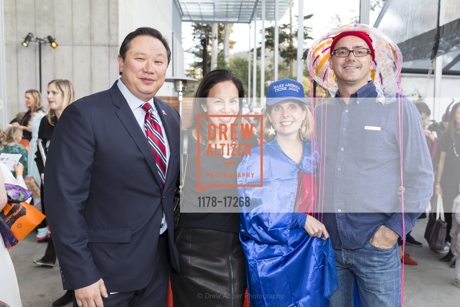 Ike Kwon, Rhea Kwon, Kathy Shepherd, Bart Shepherd, SuperNatural Halloween 2018 at The California Academy of Sciences, California Academy of Sciences. 55 Music Concourse Drive, Photo #1178-17268 Ike Kwon, Rhea Kwon, Kathy Shepherd, Bart Shepherd, Photo #1178-17268