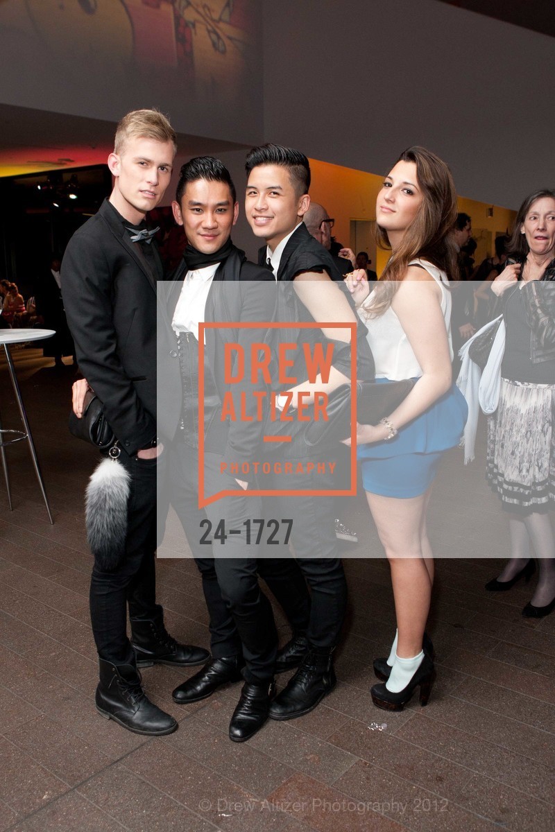 Robbie Liptak, Kevin Ngo, Stephanie Schembri, La Grande Fete- Jean Paul Gaultier Exhibition, US, March 23rd, 2012, Photo #24-1727 Robbie Liptak, Kevin Ngo, Stephanie Schembri, Photo #24-1727