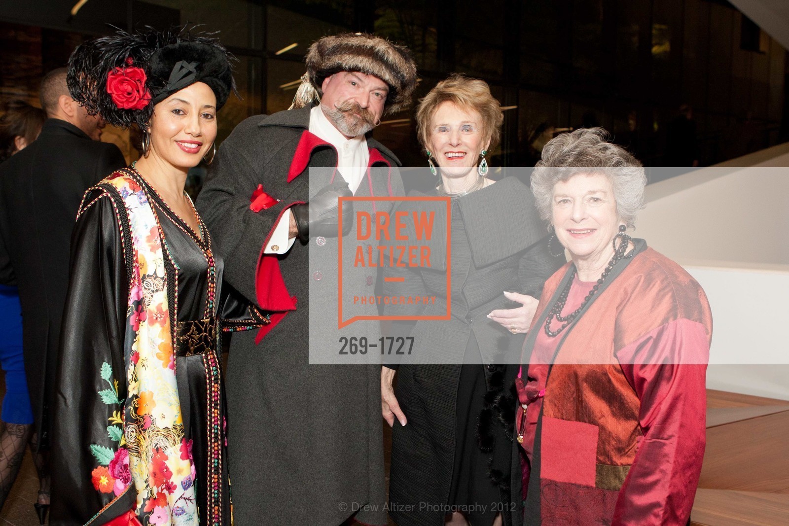 Majat Goldwasser, Wayne David Hand, Vera Carpeneti, Delia Ehrlich, La Grande Fete- Jean Paul Gaultier Exhibition, US, March 23rd, 2012, Photo #269-1727 Majat Goldwasser, Wayne David Hand, Vera Carpeneti, Delia Ehrlich, Photo #269-1727