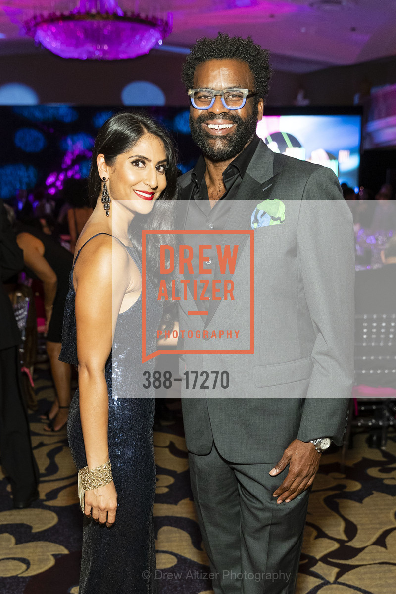 Anisha Padamshi, Erik Moore, MoAD's Afropolitan Ball 2018, Fairmont Hotel, Photo #388-17270 Anisha Padamshi, Erik Moore, Photo #388-17270
