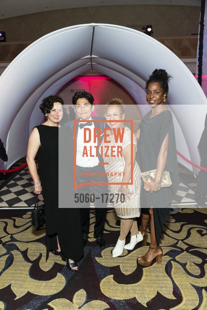 Jennifer Brody, Rosio Alvarez, Kellie Jones, Lorna Simpson, MoAD's Afropolitan Ball 2018, Fairmont Hotel, Photo #5060-17270 Jennifer Brody, Rosio Alvarez, Kellie Jones, Lorna Simpson, Photo #5060-17270