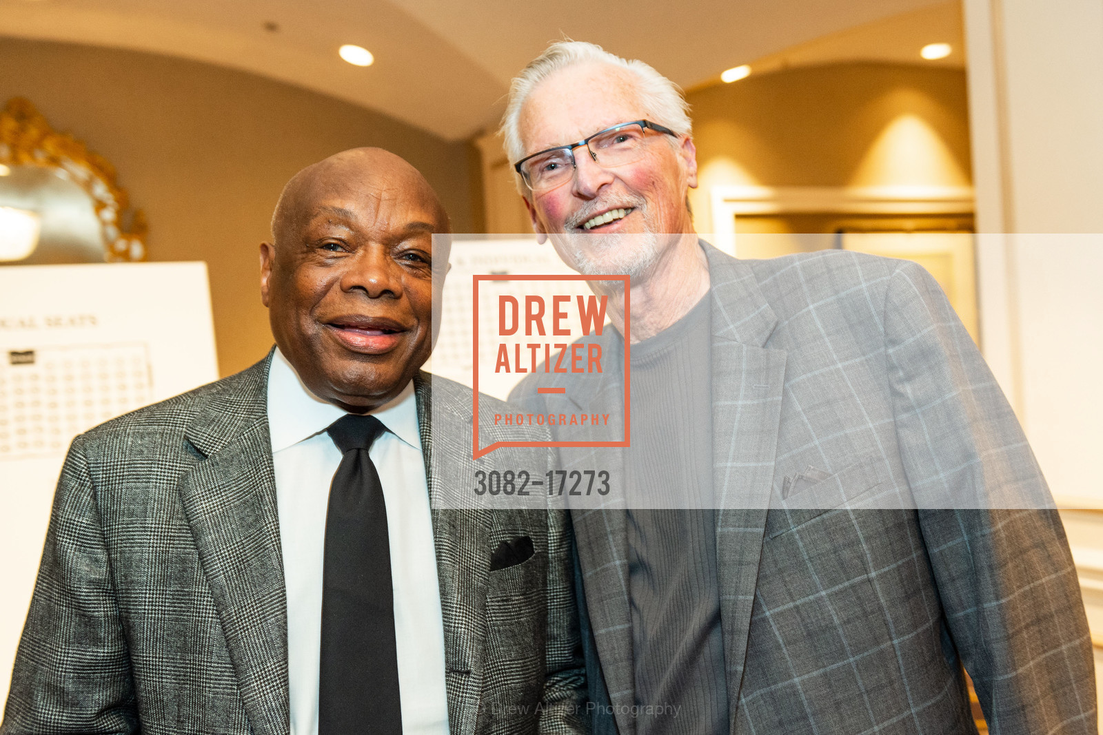 Willie Brown, Mike Hardeman, Willie Brown Institute Breakfast Club 2018, Fairmont Hotel, Photo #3082-17273 Willie Brown, Mike Hardeman, Photo #3082-17273