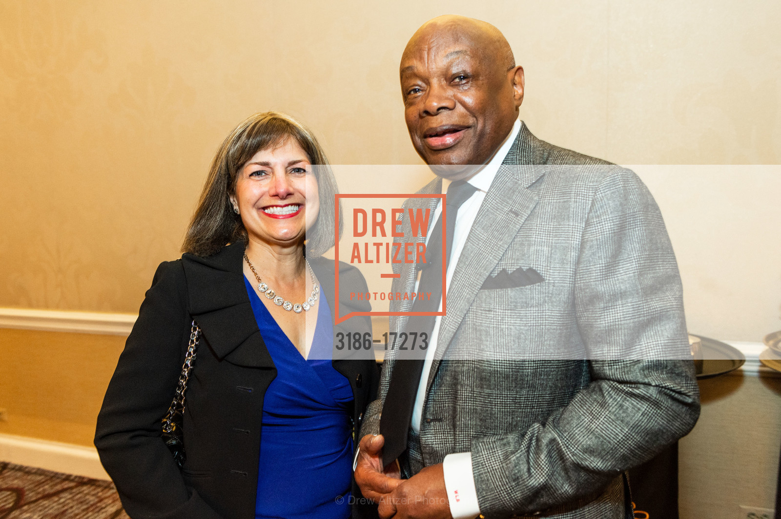 Natasha Fooman, Willie Brown, Willie Brown Institute Breakfast Club 2018, Fairmont Hotel, Photo #3186-17273 Natasha Fooman, Willie Brown, Photo #3186-17273