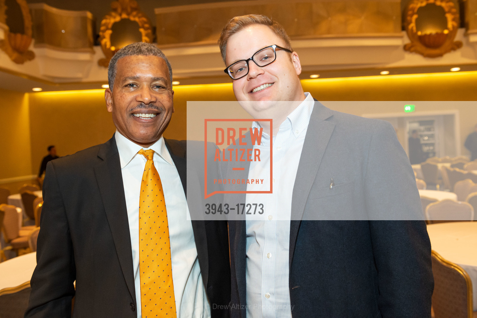 Alan Samson, Gerald Richardson, Willie Brown Institute Breakfast Club 2018, Fairmont Hotel, Photo #3943-17273 Alan Samson, Gerald Richardson, Photo #3943-17273