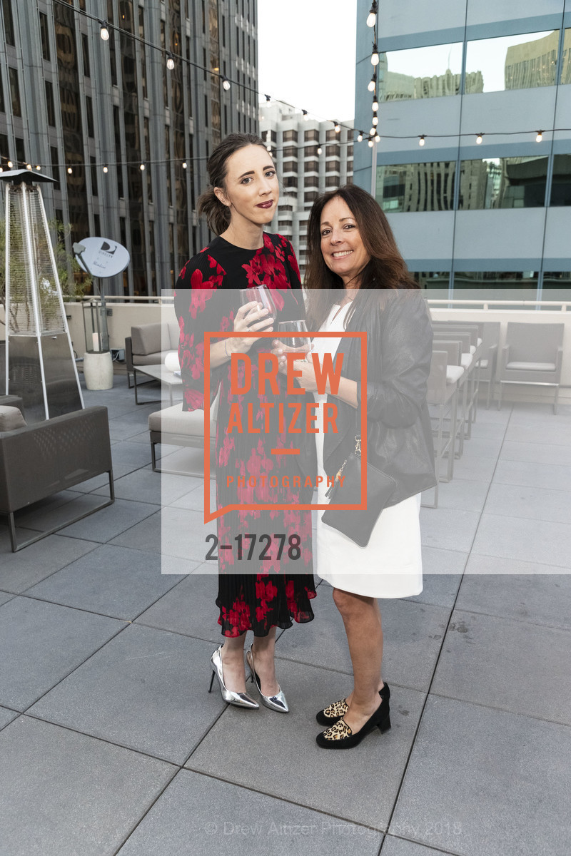 Jackie Peskett, Laura Rousseau, San Francisco Magazine's Editor-in-Chief Reception: Jason Sheeler, The Newhall Nest, 11th Floor Penthouse. 260 California, October 30th, 2018, Photo #2-17278 Jackie Peskett, Laura Rousseau, Photo #2-17278