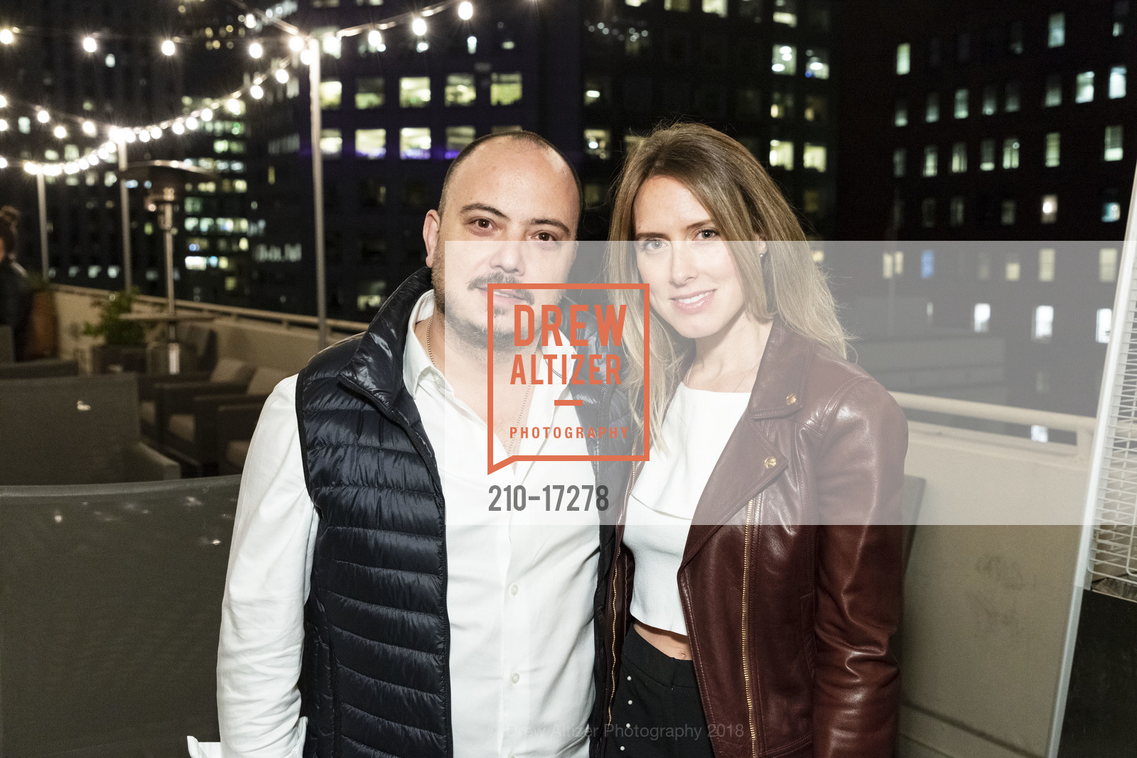 Mauricio Garcia, Maia Jujnovsky, San Francisco Magazine's Editor-in-Chief Reception: Jason Sheeler, The Newhall Nest, 11th Floor Penthouse. 260 California, October 30th, 2018, Photo #210-17278 Mauricio Garcia, Maia Jujnovsky, Photo #210-17278