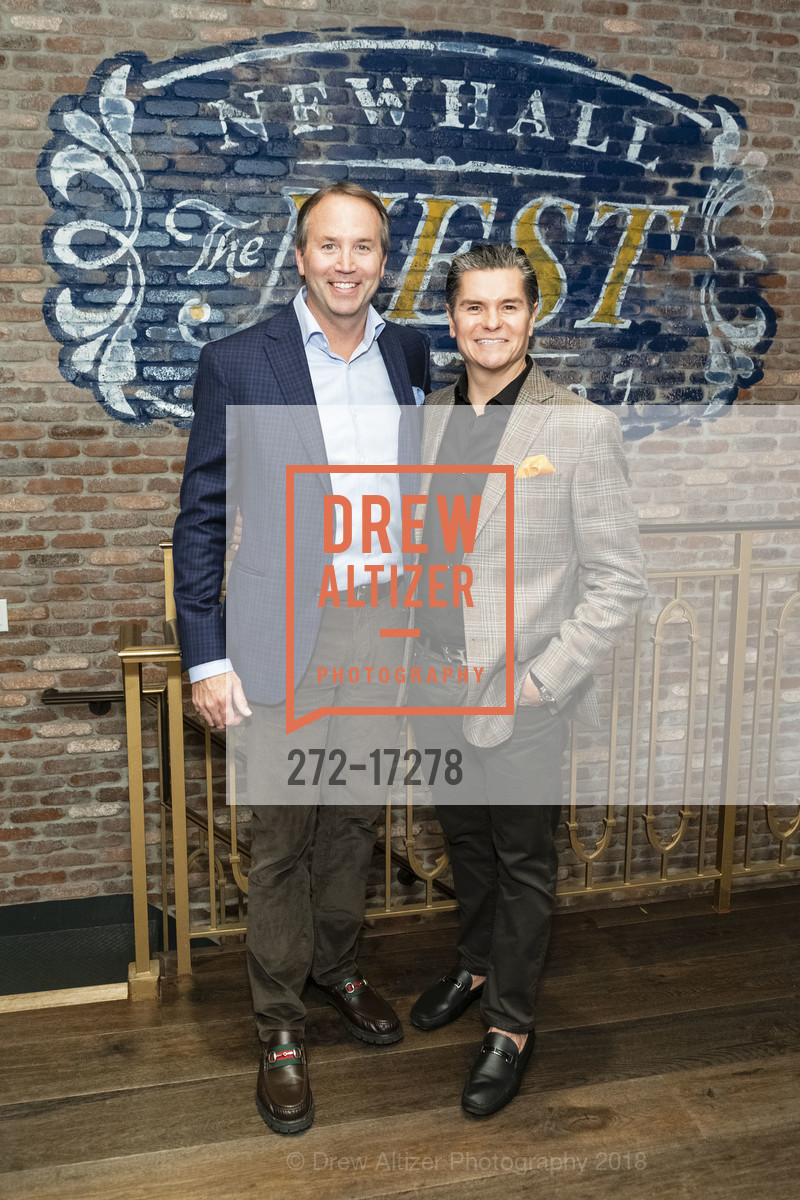 Chip Zecher, Chris Meza, San Francisco Magazine's Editor-in-Chief Reception: Jason Sheeler, The Newhall Nest, 11th Floor Penthouse. 260 California, October 30th, 2018, Photo #272-17278 Chip Zecher, Chris Meza, Photo #272-17278
