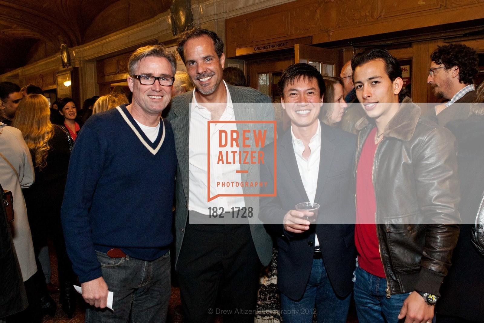 Steven Underhill, Jeffrey Grimes, Yan Liu, Zakaria Abderrafi, The Caretaker at the Curran, US, March 28th, 2012, Photo #182-1728 Steven Underhill, Jeffrey Grimes, Yan Liu, Zakaria Abderrafi, Photo #182-1728