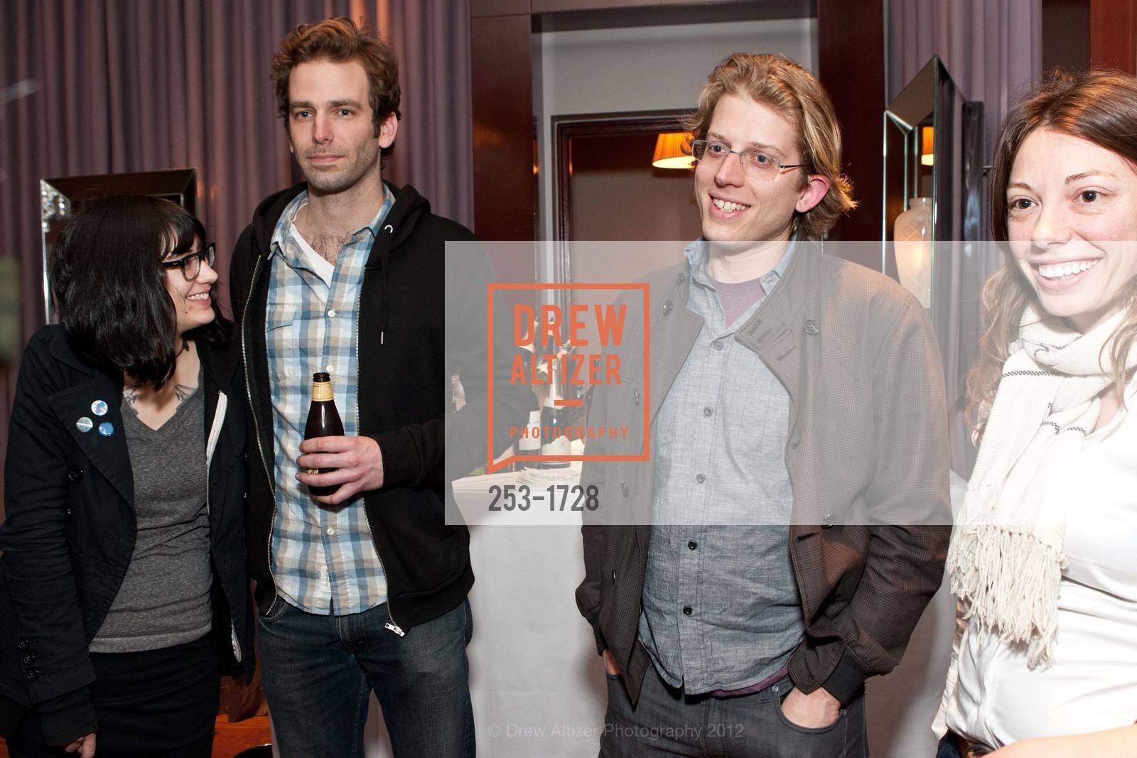 Jesse Hitchins, Kevin Bricknell, Brian Smith, Kate Laughlin, The Caretaker at the Curran, US, March 28th, 2012, Photo #253-1728 Jesse Hitchins, Kevin Bricknell, Brian Smith, Kate Laughlin, Photo #253-1728