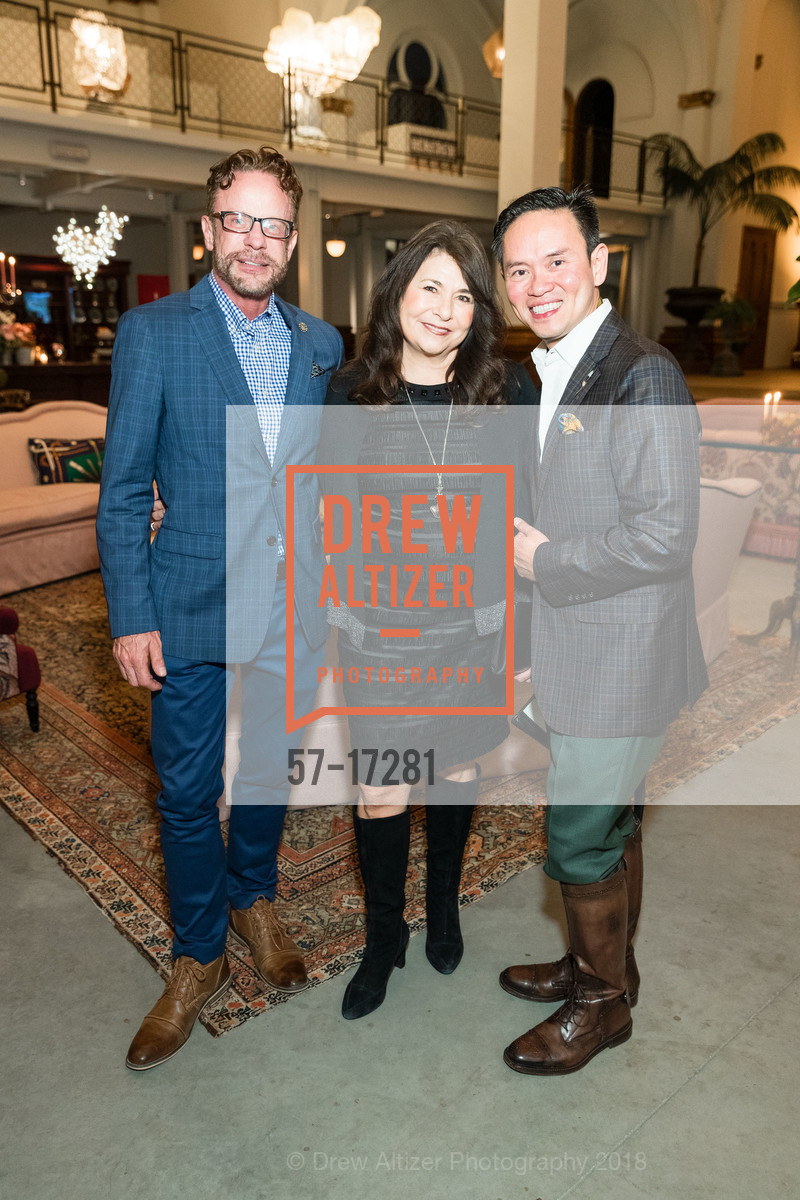 Jeffrey Doney, Candace Barnes, Jonathan Rachman, AD & Ken Fulk host New Story at St. Joseph's Arts Society 2018, St. Joseph's Arts Society. 1401 HOWARD STREET, November 1st, 2018, Photo #57-17281 Jeffrey Doney, Candace Barnes, Jonathan Rachman, Photo #57-17281
