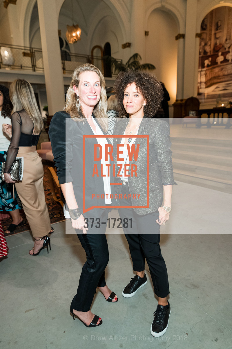 Sarah Lynch, Lauren Godfrey, AD & Ken Fulk host New Story at St. Joseph's Arts Society 2018, St. Joseph's Arts Society. 1401 HOWARD STREET, November 1st, 2018, Photo #373-17281 Sarah Lynch, Lauren Godfrey, Photo #373-17281