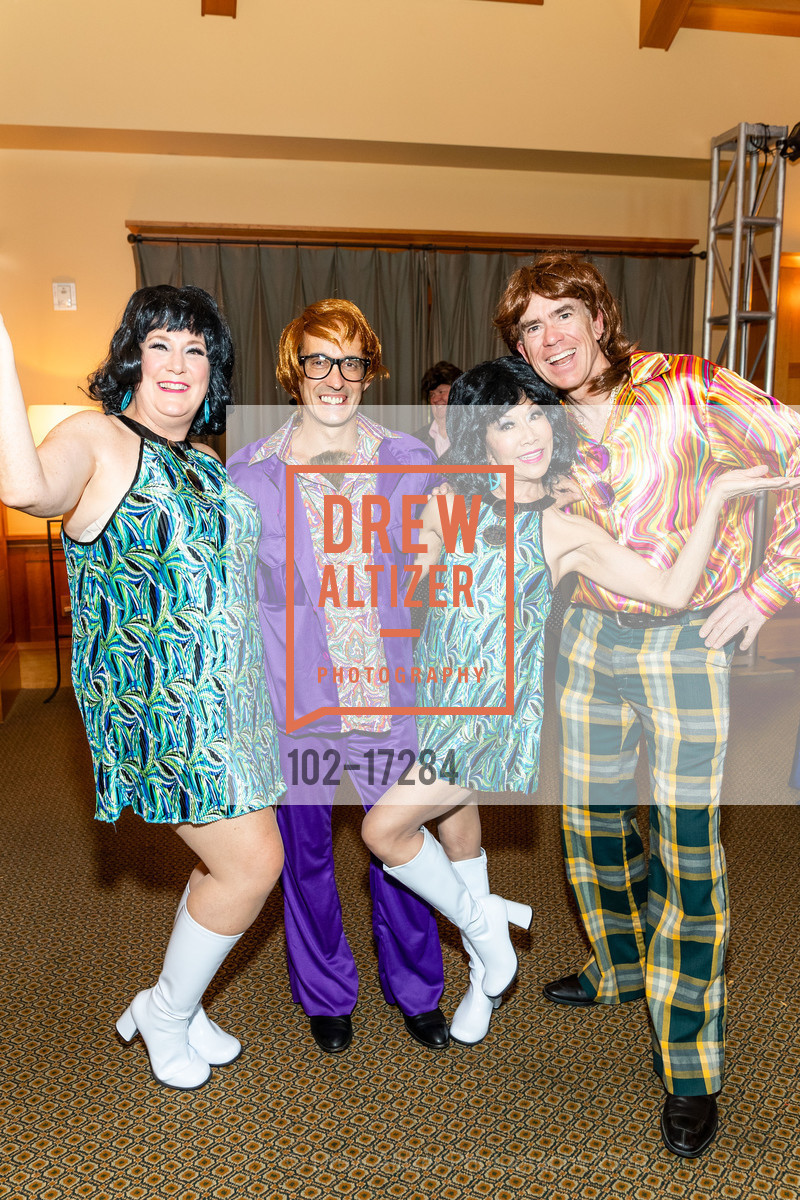 Terry Maher, Echeyde Cubillo, Jennifer Lee Ho, Ken MacKenzie, TheatreWorks Everlasting Gala 2018, Sharon Heights Country Club. 2900 Sand Hill Road, November 3rd, 2018, Photo #102-17284 Terry Maher, Echeyde Cubillo, Jennifer Lee Ho, Ken MacKenzie, Photo #102-17284