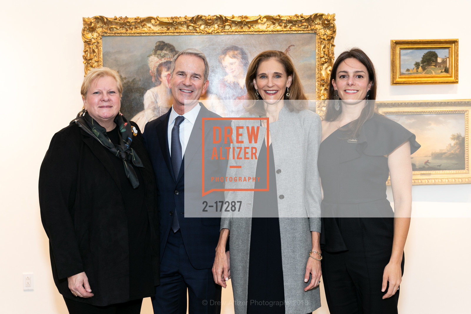 Carol Elkins, Jeffrey Gibson, Jennifer Biederbeck, Helen Hatch, Sotheby's Old Master Paintings Exhibition 2018, Foreign Cinema. 2534 Mission St, November 1st, 2018, Photo #2-17287 Carol Elkins, Jeffrey Gibson, Jennifer Biederbeck, Helen Hatch, Photo #2-17287