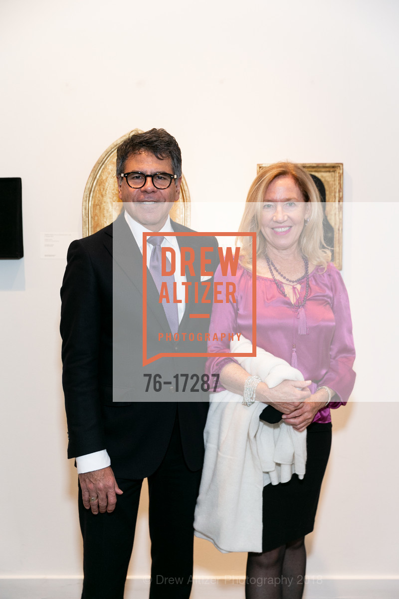 Gary Garabedian, Sally Fay, Sotheby's Old Master Paintings Exhibition 2018, Foreign Cinema. 2534 Mission St, November 1st, 2018, Photo #76-17287 Gary Garabedian, Sally Fay, Photo #76-17287