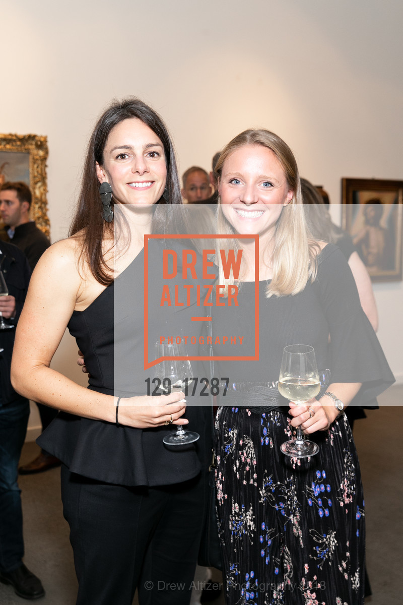 Helen Hatch, Dana Klein, Sotheby's Old Master Paintings Exhibition 2018, Foreign Cinema. 2534 Mission St, November 1st, 2018, Photo #129-17287 Helen Hatch, Dana Klein, Photo #129-17287