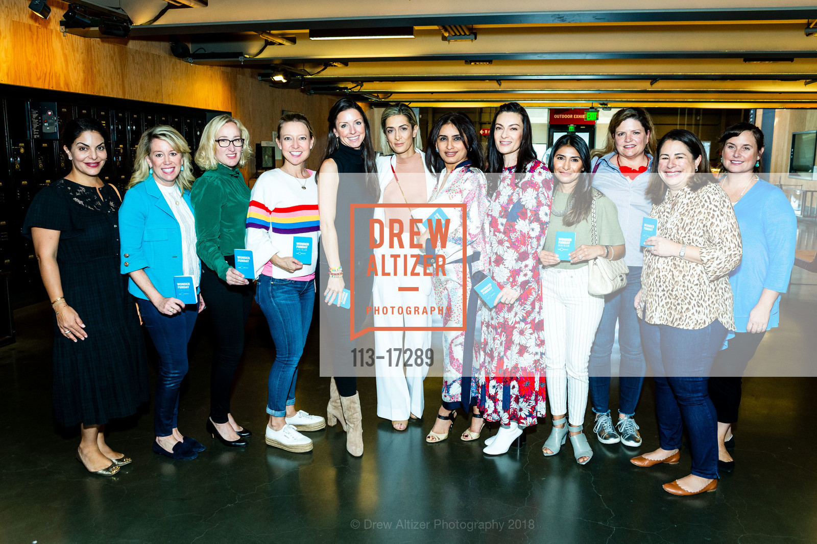 Roya Malekian, Elizabeth Johnson, Kimberly Harding, Kimberly Garfinkel, Cathryn Lyman, Nika Robani Shirani, Mahika Shamdasani, Laurie Olshansky, Ashi Waliany, Ann Balajadia, Lisa Luna Smith, Michelle Forte, Wonder Funday at the Exploratorium 2018, The Exploratorium. Pier 15, November 4th, 2018, Photo #113-17289 Roya Malekian, Elizabeth Johnson, Kimberly Harding, Kimberly Garfinkel, Cathryn Lyman, Nika Robani Shirani, Mahika Shamdasani, Laurie Olshansky, Ashi Waliany, Ann Balajadia, Lisa Luna Smith, Michelle Forte, Photo #113-17289