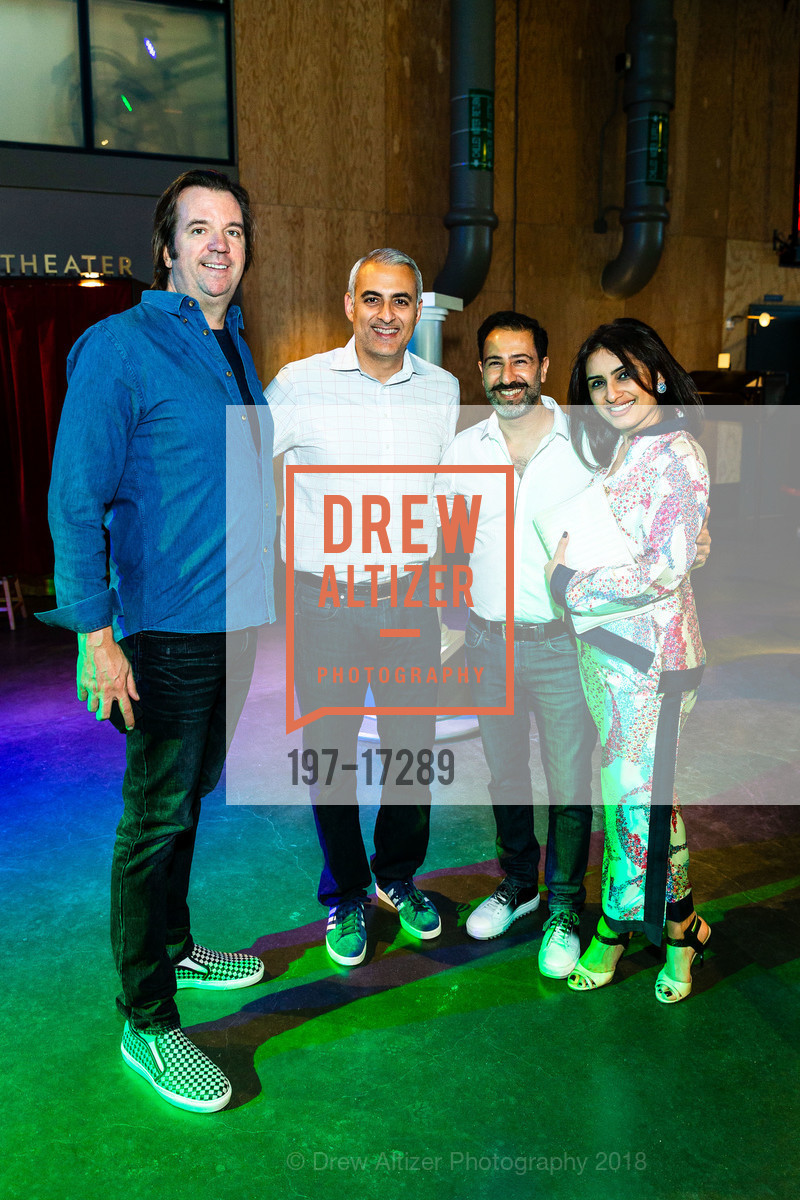 Carl Peterson, David Wadhwani, Sanjay Shamdasani, Mahika Shamdasani, Wonder Funday at the Exploratorium 2018, The Exploratorium. Pier 15, November 4th, 2018, Photo #197-17289 Carl Peterson, David Wadhwani, Sanjay Shamdasani, Mahika Shamdasani, Photo #197-17289