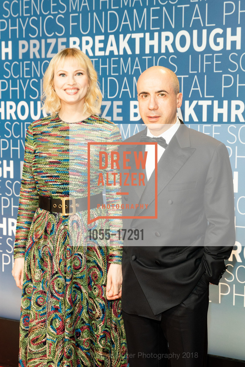 Julia Milner, Yuri Milner, 7th Annual Breakthrough Prize Ceremony, NASA Ames Research Center, Hangar One. Moffett Federal Airfield, November 4th, 2018, Photo #1055-17291 Julia Milner, Yuri Milner, Photo #1055-17291