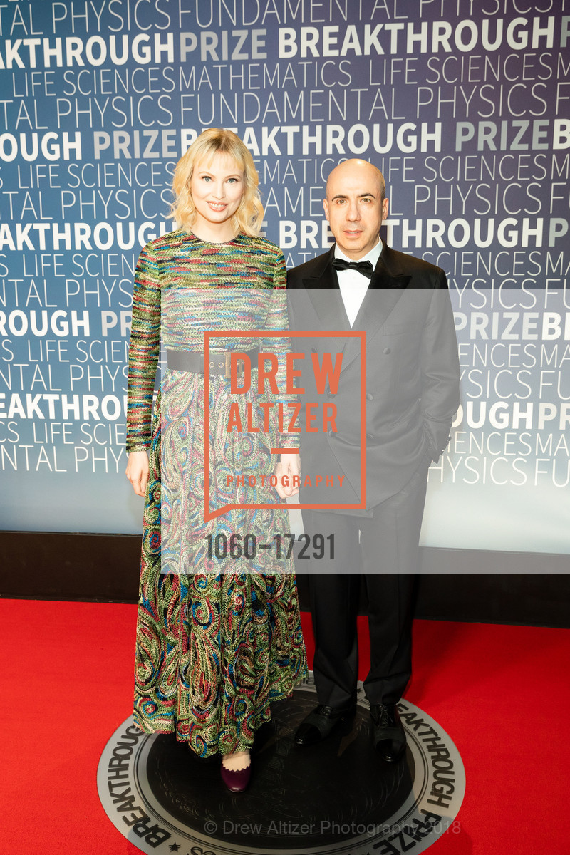 Julia Milner, Yuri Milner, 7th Annual Breakthrough Prize Ceremony, NASA Ames Research Center, Hangar One. Moffett Federal Airfield, November 4th, 2018, Photo #1060-17291 Julia Milner, Yuri Milner, Photo #1060-17291