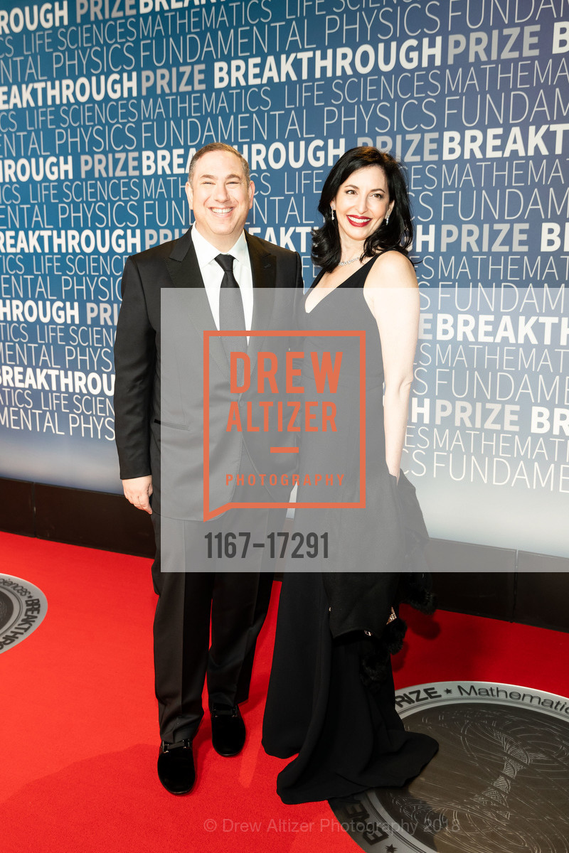 Matt Ocko, Hilary Luros, 7th Annual Breakthrough Prize Ceremony, NASA Ames Research Center, Hangar One. Moffett Federal Airfield, November 4th, 2018, Photo #1167-17291 Matt Ocko, Hilary Luros, Photo #1167-17291