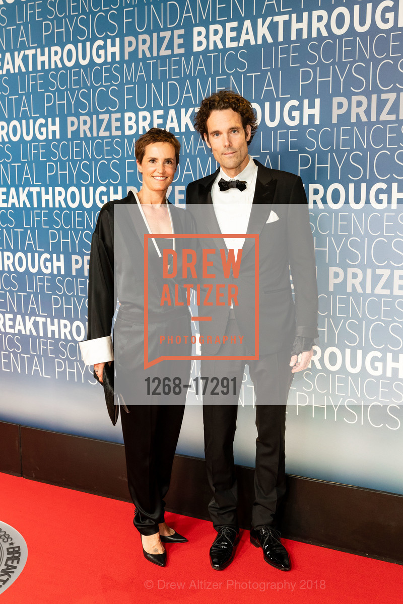 Andrea Schindler, Philipp Schindler, 7th Annual Breakthrough Prize Ceremony, NASA Ames Research Center, Hangar One. Moffett Federal Airfield, November 4th, 2018, Photo #1268-17291 Andrea Schindler, Philipp Schindler, Photo #1268-17291