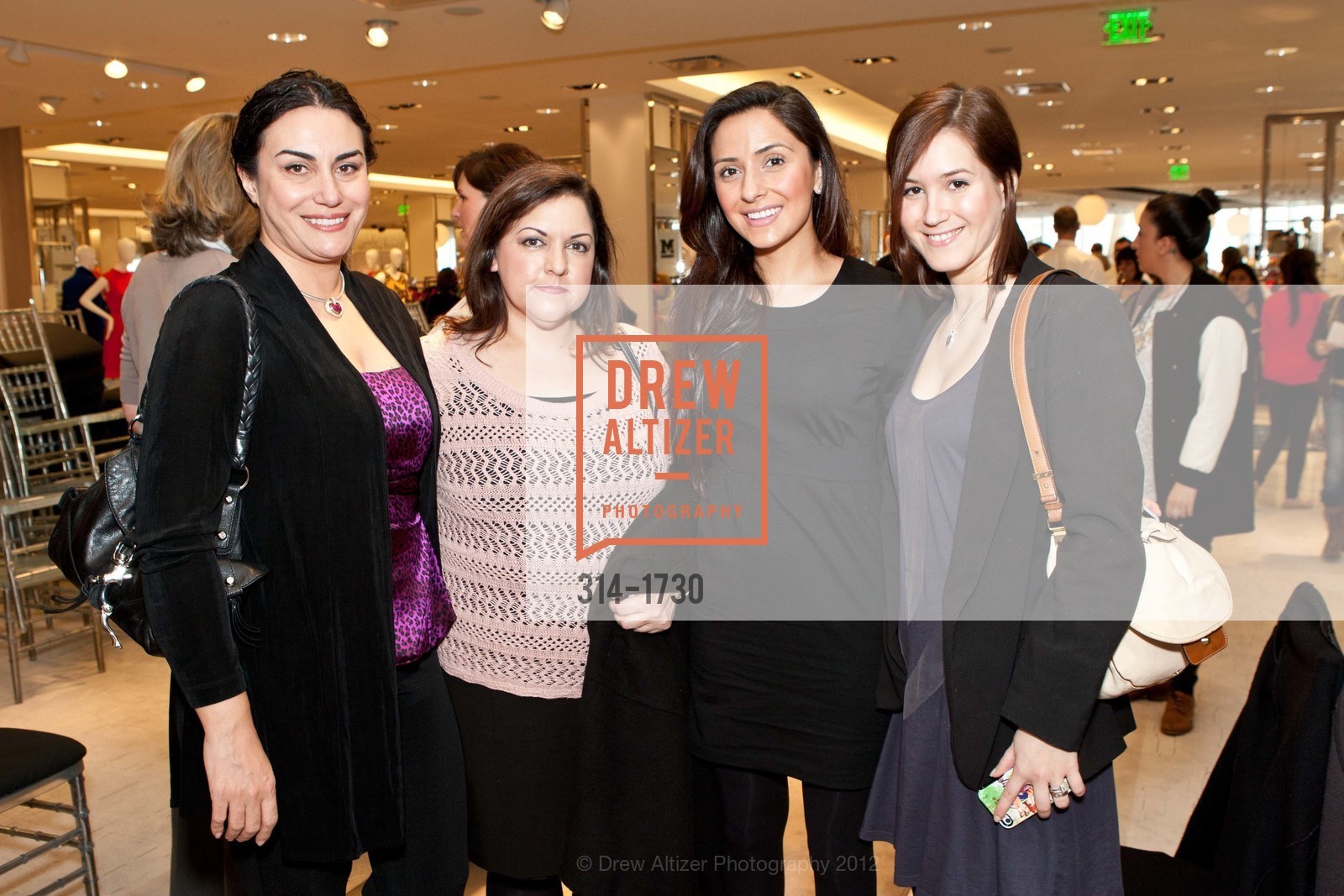 Megan Kermani, Lisa Madsen, Zahara Ebrahimi, Mabel Fait, Erin Fetherston Personal Appearance at NEIMAN MARCUS Walnut Creek, US, March 28th, 2012, Photo #314-1730 Megan Kermani, Lisa Madsen, Zahara Ebrahimi, Mabel Fait, Photo #314-1730