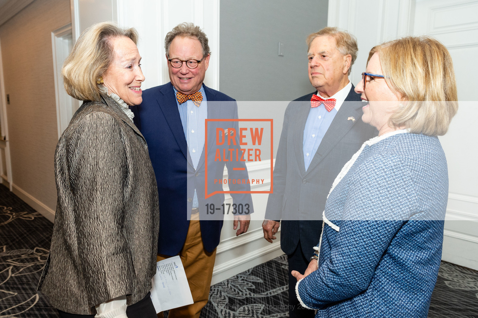 Linda Millard, John Maroney, Steve Millard, Sarah Bryan Maroney, ARCS Scholar Awards Celebration 2018, Ritz Carlton Hotel. 600 Stockton Street, November 7th, 2018, Photo #19-17303 Linda Millard, John Maroney, Steve Millard, Sarah Bryan Maroney, Photo #19-17303