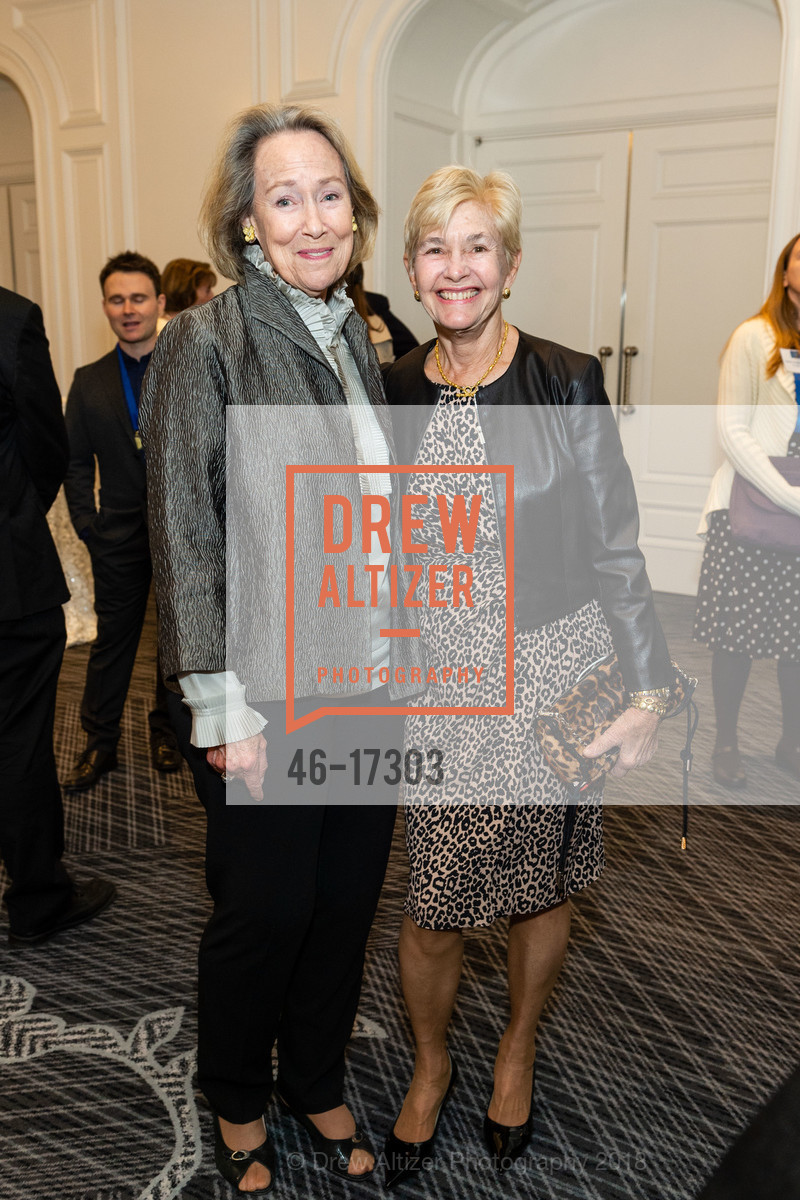 Linda Millard, Nancy Mueller, ARCS Scholar Awards Celebration 2018, Ritz Carlton Hotel. 600 Stockton Street, November 7th, 2018, Photo #46-17303 Linda Millard, Nancy Mueller, Photo #46-17303