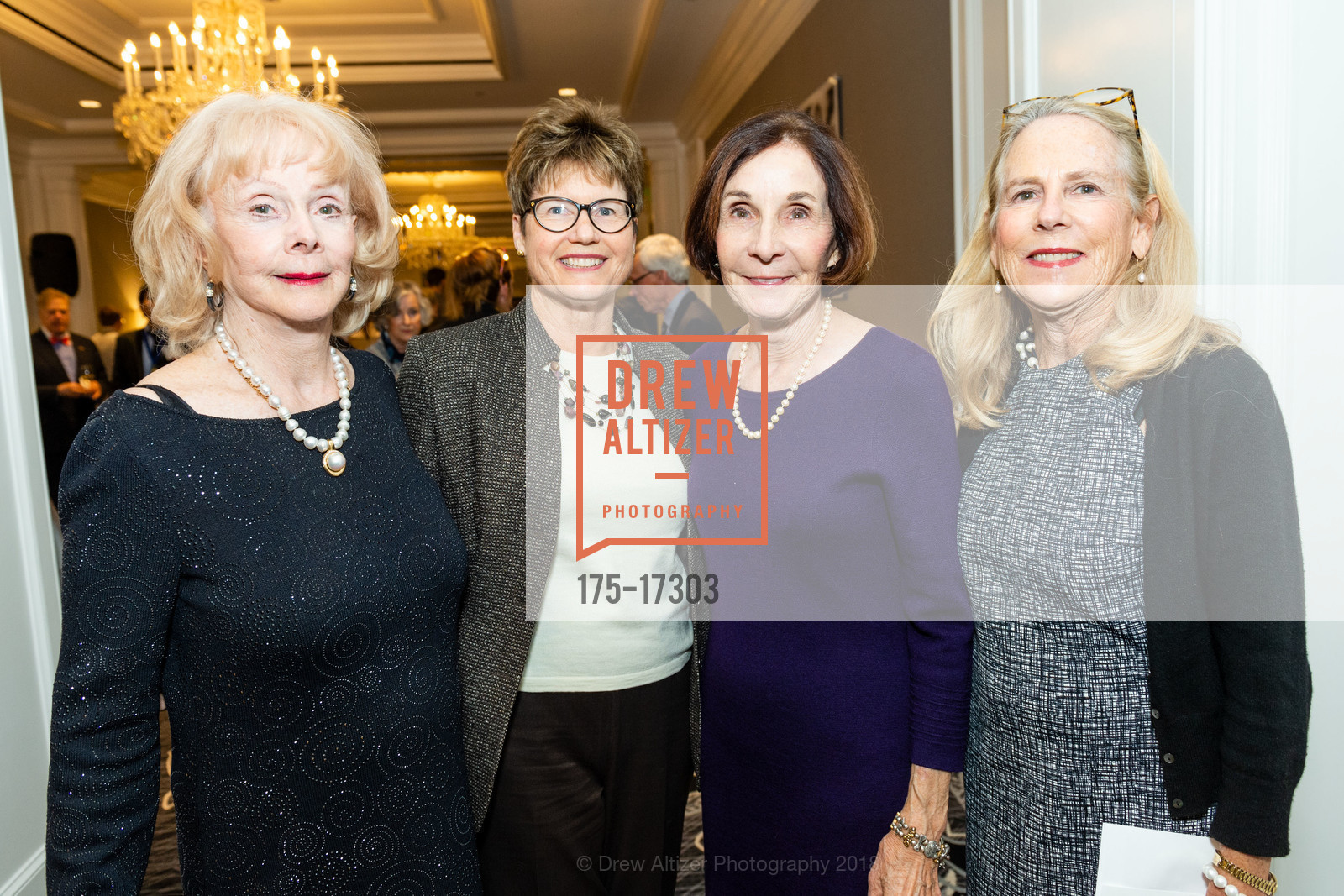 Jill Hope, Lois Sangster, Marlene Martin, Betsy Coover, ARCS Scholar Awards Celebration 2018, Ritz Carlton Hotel. 600 Stockton Street, November 7th, 2018, Photo #175-17303 Jill Hope, Lois Sangster, Marlene Martin, Betsy Coover, Photo #175-17303