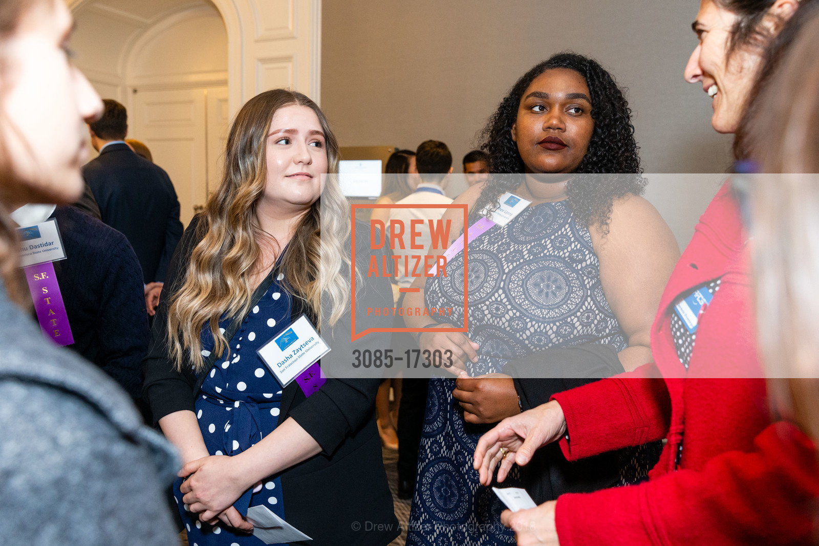Dasha Zaytseva, Destinee Lanns, ARCS Scholar Awards Celebration 2018, Ritz Carlton Hotel. 600 Stockton Street, November 7th, 2018, Photo #3085-17303 Dasha Zaytseva, Destinee Lanns, Photo #3085-17303