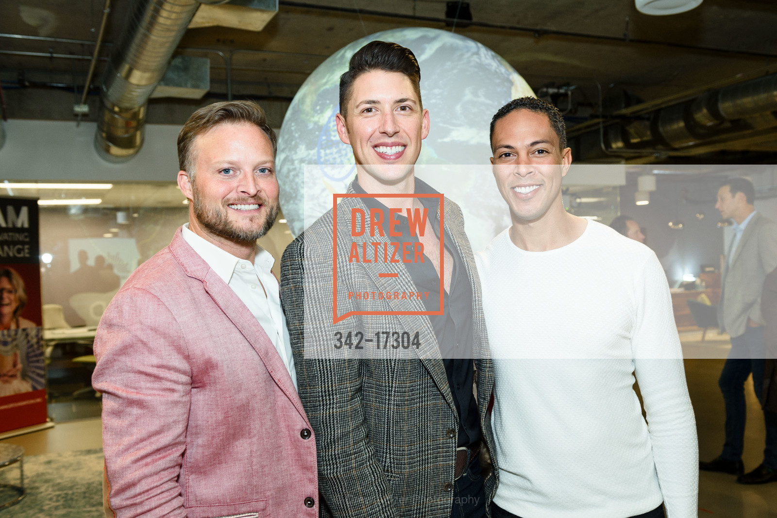 Matt Harris, Jesse Lee Eller, Erick Felder, The Cultivating Change Foundation Hosts Celebrating Agriculture in SF 2018, Climate Corporation. 201 3rd St. Suite 1100, Photo #342-17304 Matt Harris, Jesse Lee Eller, Erick Felder, Photo #342-17304