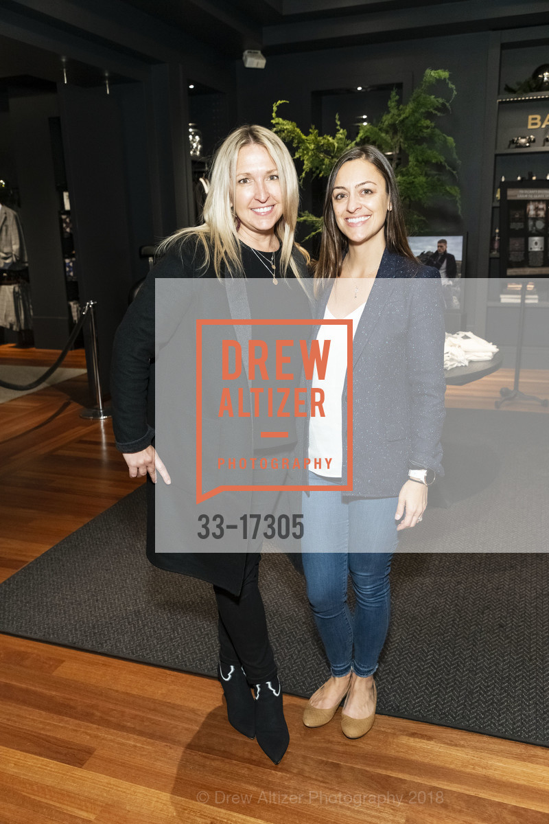 Jen Mullen, Debbie Cotton, Banana Republic Cos Bar Beauty Shop Launch 2018, Banana Republic. 256 Grant Avenue, November 8th, 2018, Photo #33-17305 Jen Mullen, Debbie Cotton, Photo #33-17305