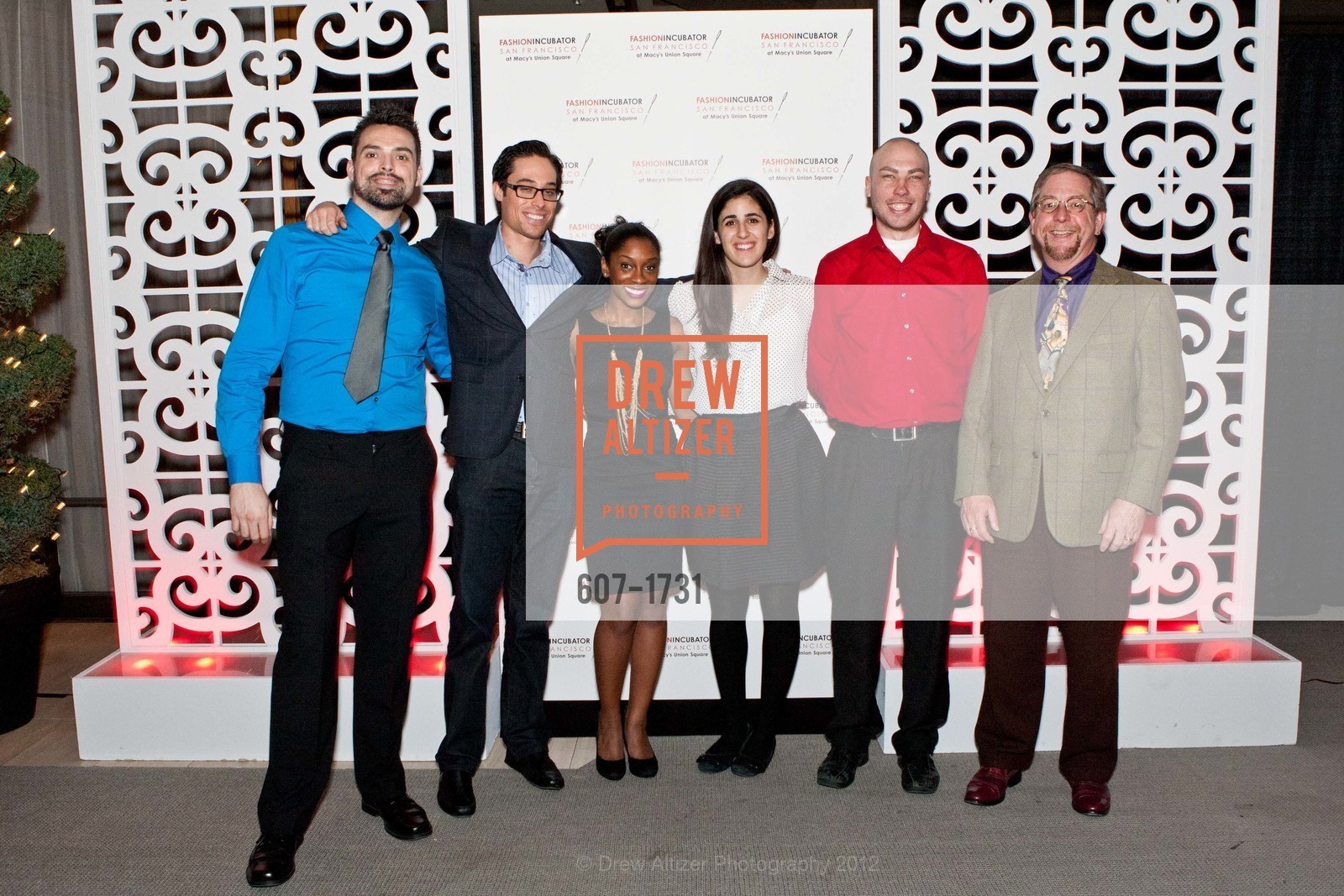 Austin Meisel, Taylor Hirsch, Ashley Albert, Kathryn Mgrublian, Travis Varner, Rory O'Connor, Fashion Incubator San Francisco at MACY'S, US, March 29th, 2012, Photo #607-1731 Austin Meisel, Taylor Hirsch, Ashley Albert, Kathryn Mgrublian, Travis Varner, Rory O'Connor, Photo #607-1731