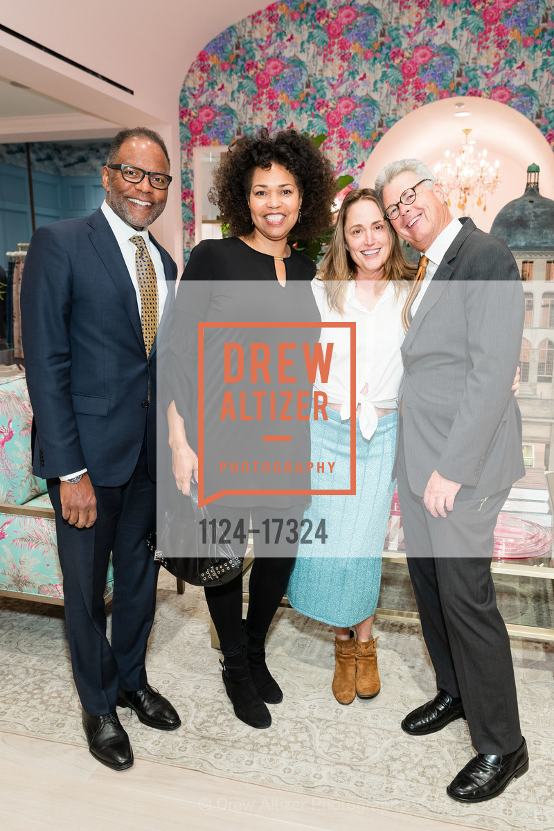 David Fields, Karla Fields, Jill Dawd, Rob Elliott, M by Maggie Rizer Grand Opening Friends & Family Reception, Bishop Ranch. 2600 Camino Ramon, November 7th, 2018, Photo #1124-17324 David Fields, Karla Fields, Jill Dawd, Rob Elliott, Photo #1124-17324