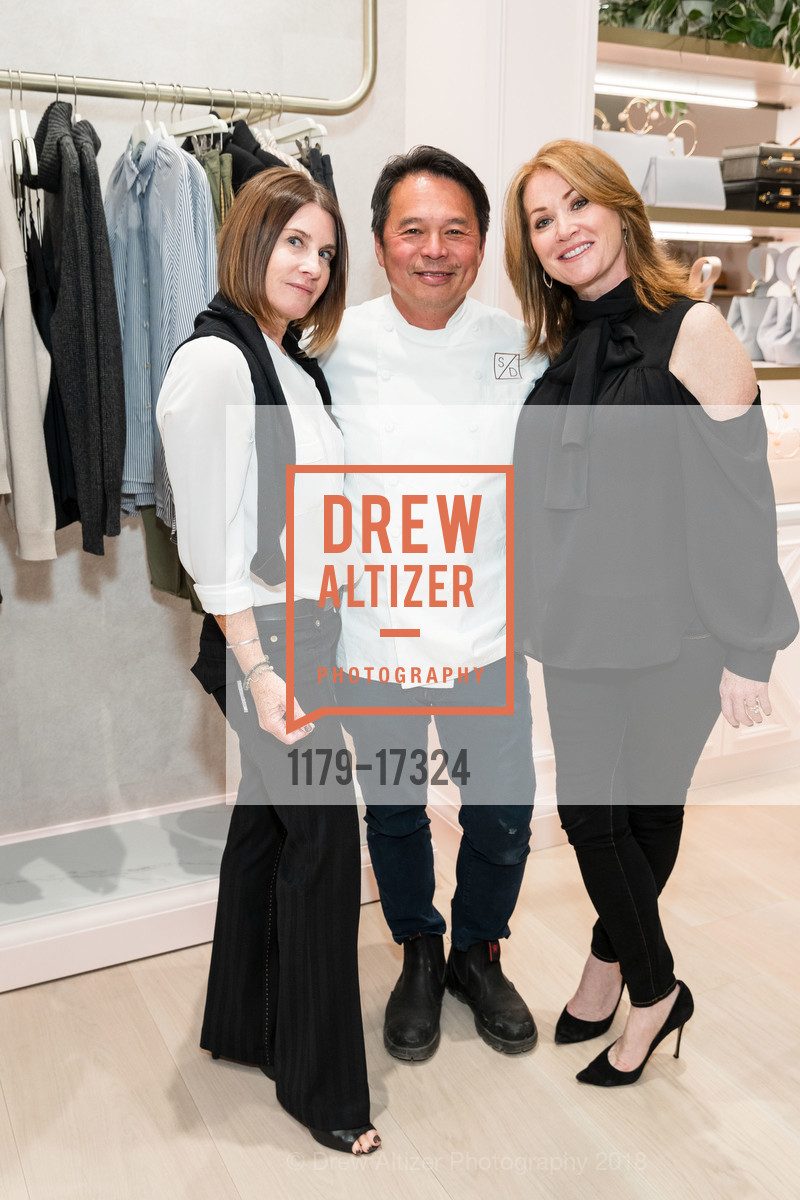 Jill Bryant, Charles Pham, Tisha Maley, M by Maggie Rizer Grand Opening Friends & Family Reception, Bishop Ranch. 2600 Camino Ramon, November 7th, 2018, Photo #1179-17324 Jill Bryant, Charles Pham, Tisha Maley, Photo #1179-17324