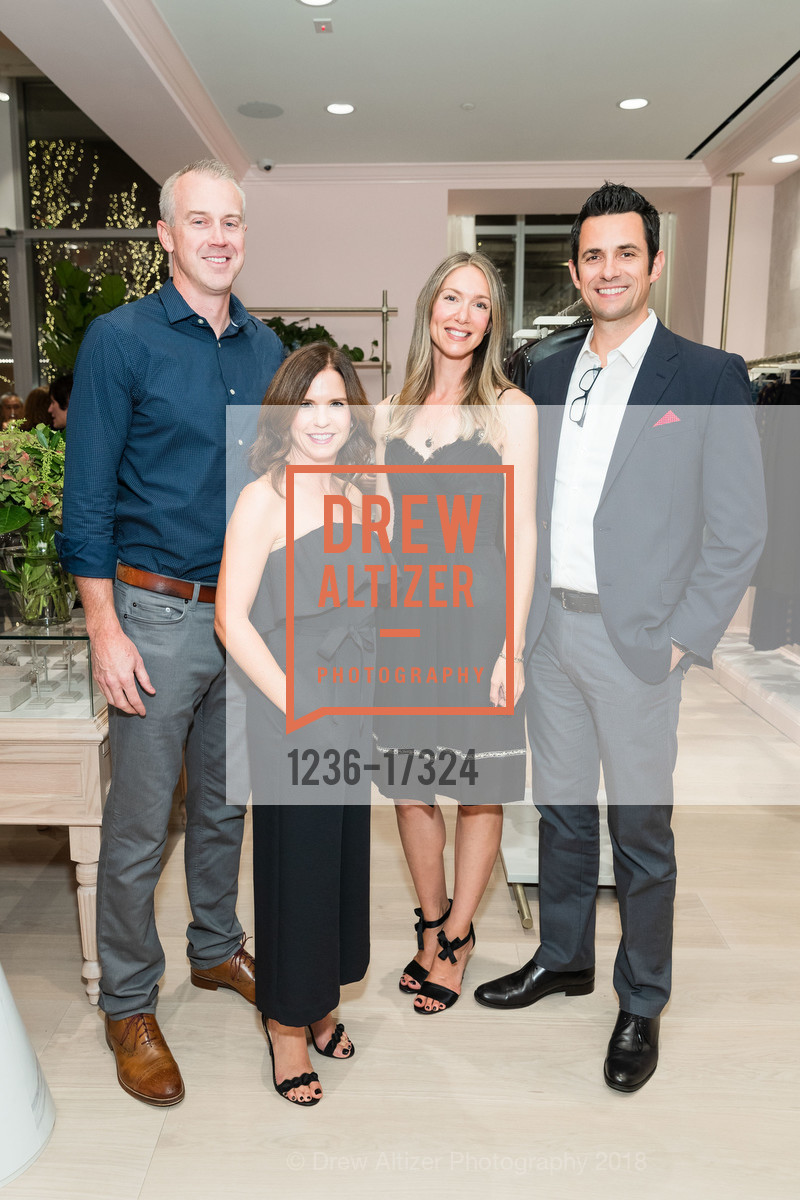 Greg Miller, Stacy Miller, Nikki Haramoglis, Dimitri Haramoglis, M by Maggie Rizer Grand Opening Friends & Family Reception, Bishop Ranch. 2600 Camino Ramon, November 7th, 2018, Photo #1236-17324 Greg Miller, Stacy Miller, Nikki Haramoglis, Dimitri Haramoglis, Photo #1236-17324