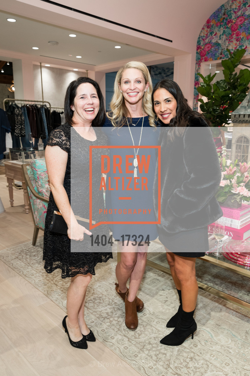Christine Gaber, Kim French, Melissa Durkee, M by Maggie Rizer Grand Opening Friends & Family Reception, Bishop Ranch. 2600 Camino Ramon, November 7th, 2018, Photo #1404-17324 Christine Gaber, Kim French, Melissa Durkee, Photo #1404-17324