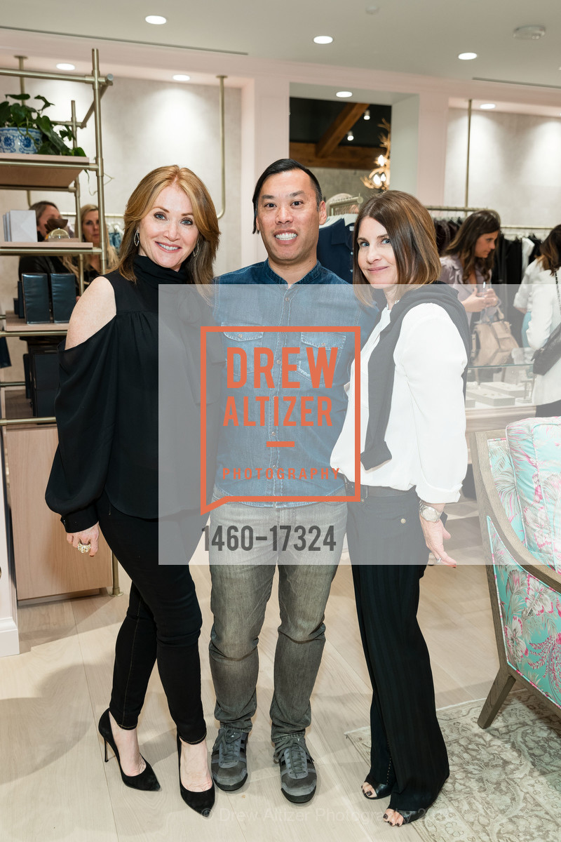 Tisha Maley, Alvin Ma, Jill Bryant, M by Maggie Rizer Grand Opening Friends & Family Reception, Bishop Ranch. 2600 Camino Ramon, November 7th, 2018, Photo #1460-17324 Tisha Maley, Alvin Ma, Jill Bryant, Photo #1460-17324