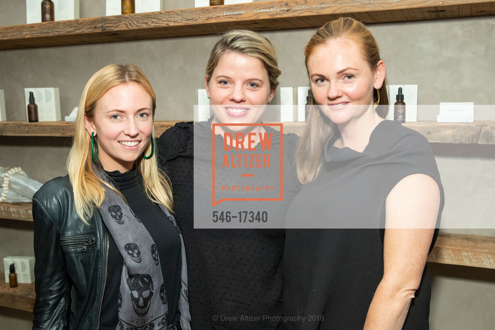 Wells Wallace, Shelley Ryan, Katie Spalding, True Botanicals SF Flagship Opening Party, True Botanicals Flagship. 524 Washington Street, November 14th, 2018, Photo #546-17340 Wells Wallace, Shelley Ryan, Katie Spalding, Photo #546-17340