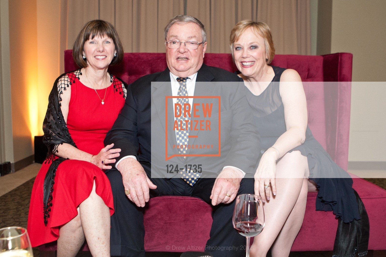 Lori Winn, Roy Stark, Marsha Stark, SPINSTERS OF SAN FRANCISCO Patrons Party, US, April 1st, 2012, Photo #124-1735 Lori Winn, Roy Stark, Marsha Stark, Photo #124-1735