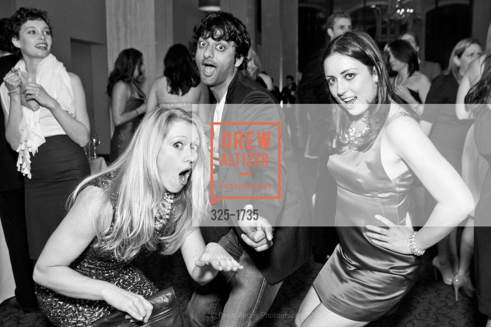Kristina Nugent, Taz Patel, Amanda Coffee, SPINSTERS OF SAN FRANCISCO Patrons Party, US, April 1st, 2012, Photo #325-1735 Kristina Nugent, Taz Patel, Amanda Coffee, Photo #325-1735