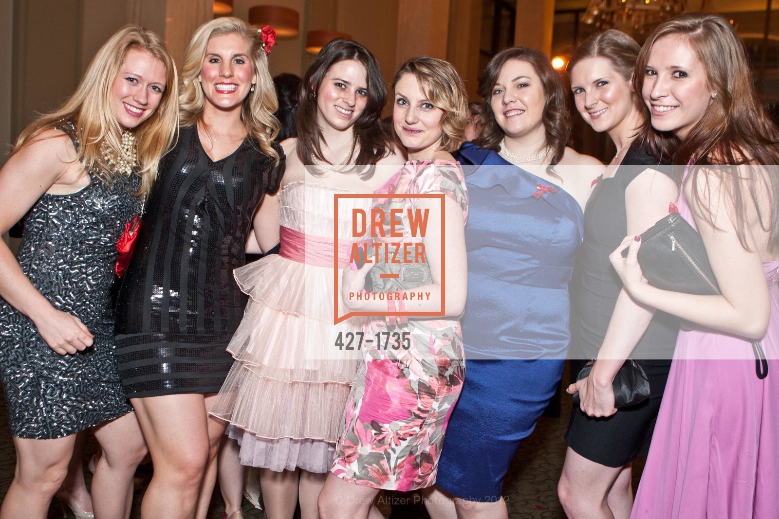 Kristina Nugent, Bailey Douglass, Marsha Wescott, Mackenzie Valliancourt, Elyse Meier, Chelsea Norton, SPINSTERS OF SAN FRANCISCO Patrons Party, US, April 1st, 2012, Photo #427-1735 Kristina Nugent, Bailey Douglass, Marsha Wescott, Mackenzie Valliancourt, Elyse Meier, Chelsea Norton, Photo #427-1735