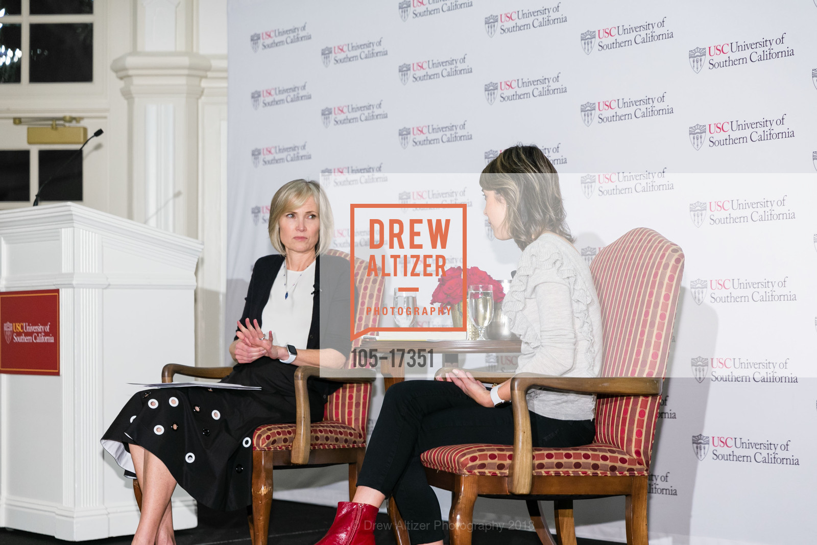 USC Annenberg Dean Willow Bay in Conversation with Emily Chang, Peninsula Golf and Country Club. 701 Madera Drive, November 13th, 2018, Photo #105-17351 Photo #105-17351